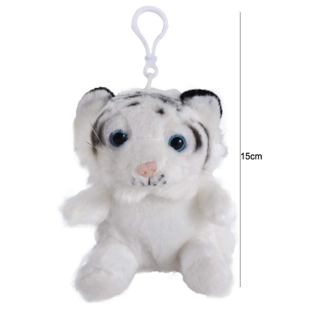 Little Tiger Cute Animal Coin Purse Car Key Ring Ornaments Women Key Chain Chinese Style Pendant