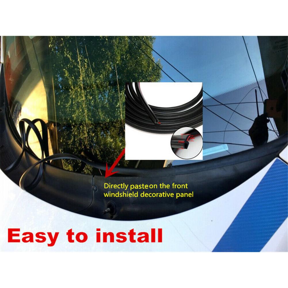 1,8 м резиновое уплотнение автомобильной стеклянной панели для переднего или заднего лобового стекла с лентой