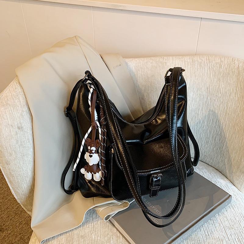 Винтажная большая сумка-тоут, женская новая осенне-зимняя通勤ская наплечная сумка, рюкзак Maillard