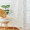 1 шт. NAPEARL 10% затемняющий тюль простая и универсальная европейская жаккардовая прозрачная занавеска для кухни, гостиной, спальни, балкона, окна, домашнего декора