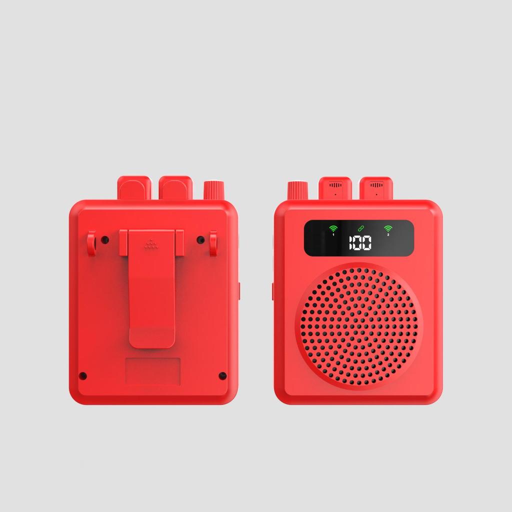Wireless Outdoor Megaphone with Lavalier Mic for Teachers