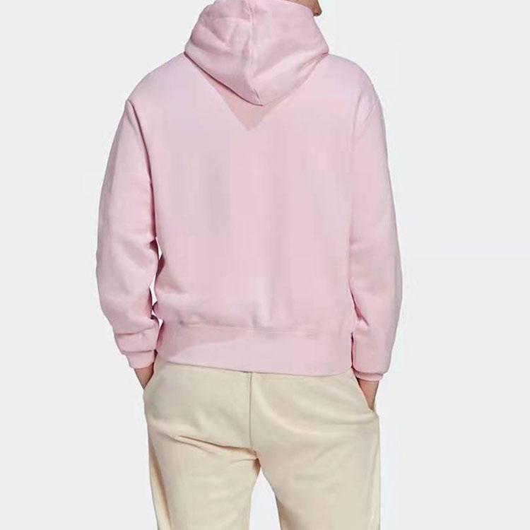 adidas Толстовка с капюшоном Originals Trefoil V-Day для мужчин, розовая HI6017