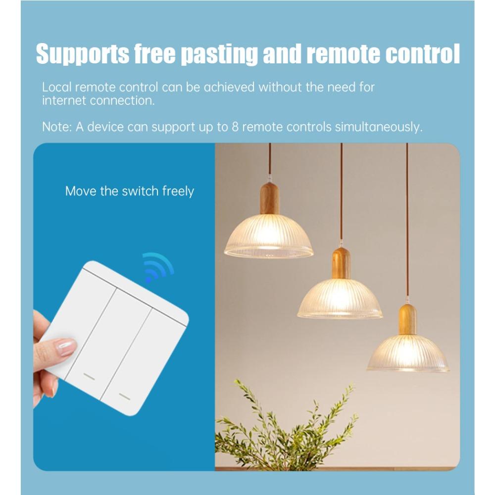 Выключатель WiFi, реле, умный выключатель, дистанционный выключатель с проводкой под напряжением/нейтралью, управление таймером через приложение, поддерживает Alaxe.