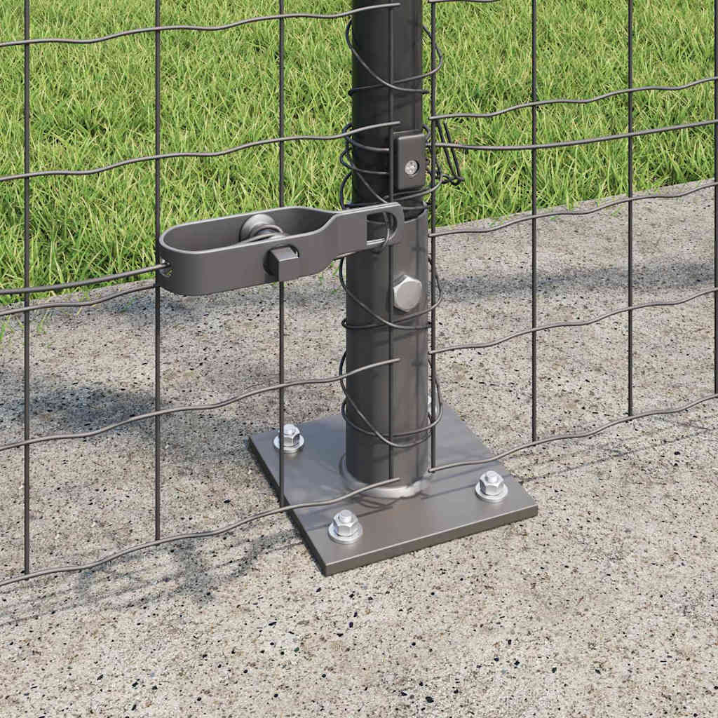 Welded Wire Fence with Concrete Foundation 10 x 1.4 m (W x H)