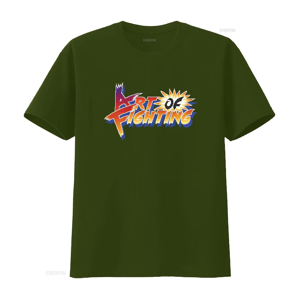 Ретро Игровая футболка Аркада Классика Видеоигра Art Of Fighting винтажный Стиранный Мягкий с принтом Унисекс мужской Универсальный Немного