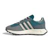 adidas Originals Retropy E5 Удобные Нескользящие Низкие Повседневные Кроссовки Женские серый/зеленый IG1579