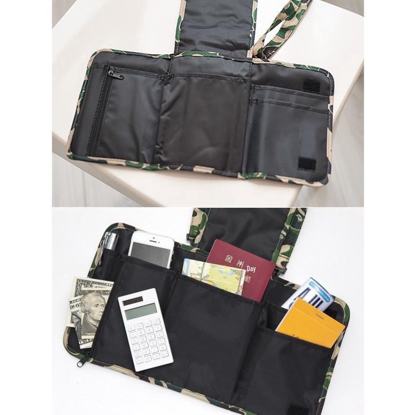 Japanese Magazine Bonus: Ape Head Camouflage Waterproof Foldable Shoulder Bag & Passport Holder