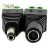 5 Pcs 12V DC Power Supply Plug Adapter Connector for 5050 3528 LED Strip Light Electronics
