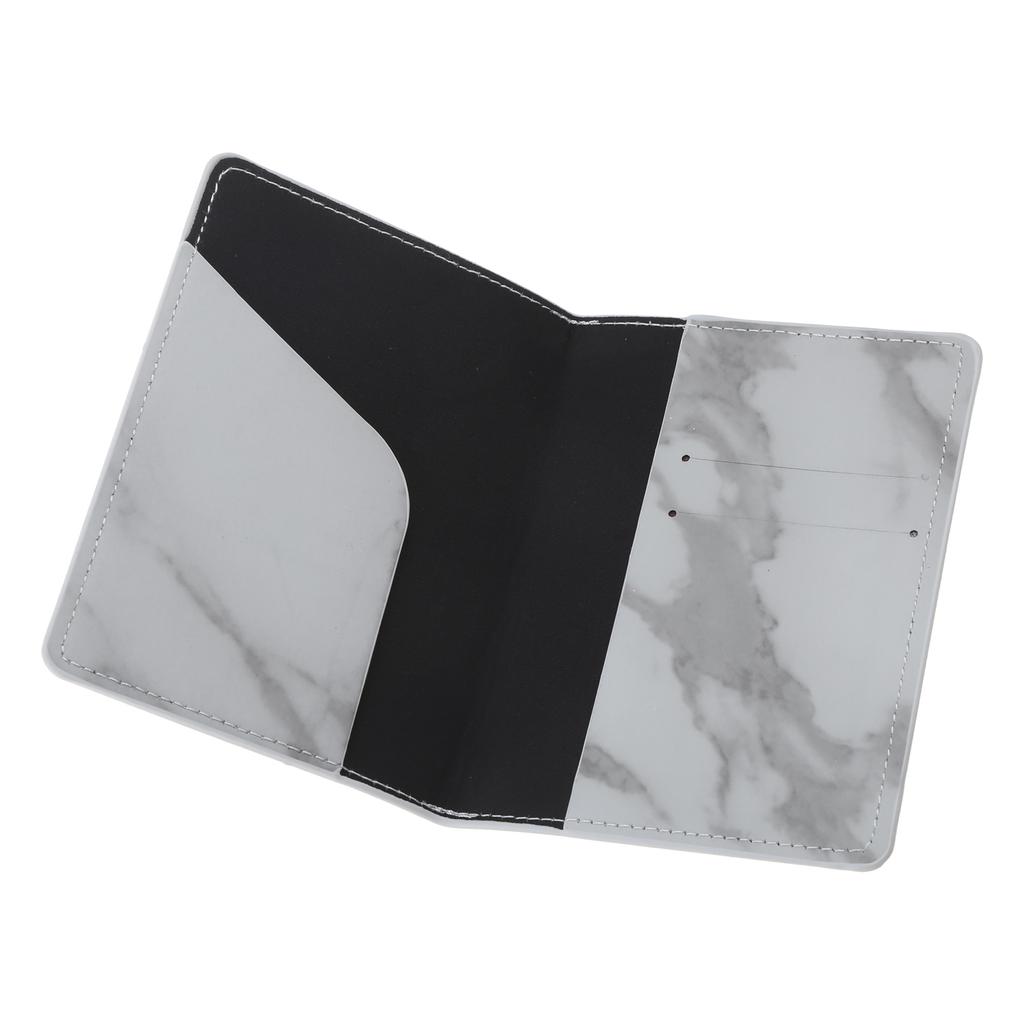 PU Leather Passport Case Holder Travel Credit Card Protector Lover Couple Wedding Gift for Women Men