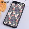 Krajews Butterflies Hibiscus Flowers Soft Phone Case Cover For iPhone 17 Air 16 15 14 plus 11 12 13 pro max coque Fundas
