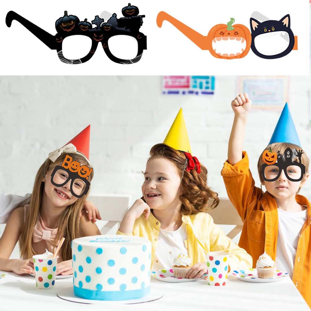 Украшения для тематической вечеринки на Хэллоуин, фестивальный маскарадный костюм, очки