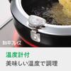 Кастрюля для темпуры Wahei Freiz, Оригинальная серия "Iimono Koji" из Цубамэ-Сансё, 24 см, Чугун, с крышкой, Совместима с индукционными плитами, Сделано в Японии, TM-9090
