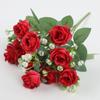 Simulation Roses Artificial Flowers Bouquet Wedding Party Home Decorations Photography Props
