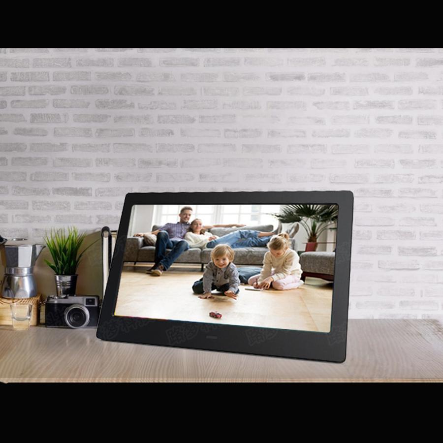 10.1 Inch Digital Picture Frame Multimedia Photo Album Video Frame EU Plug