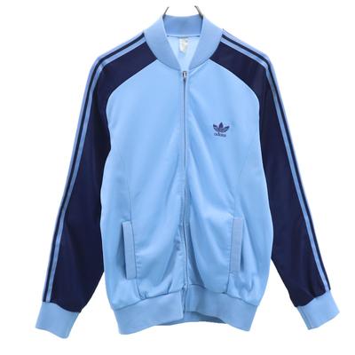 Adidas 70-е Винтажная Французская PRESTIL На молнии VENTEX Логотип Трилистник Олимпийка Мужская Б/у