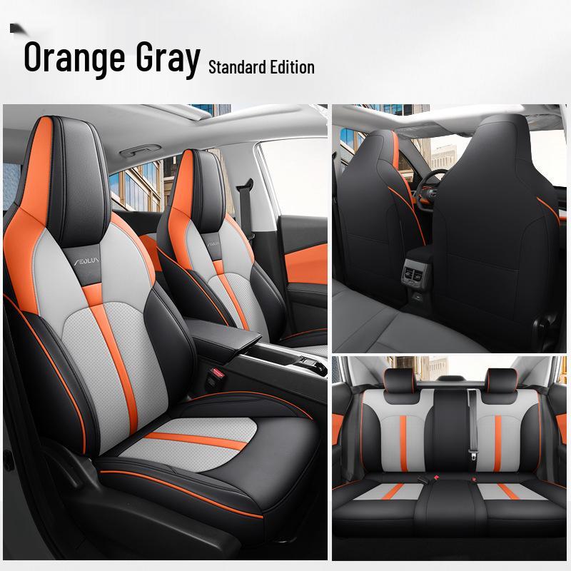 Four Seasons Leather Car Seat Cover for Dongfeng Yixuan - Fully Enclosed, New, Fits Five Seats