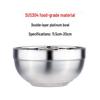 LIJIA FITMENT Двухслойные миски из нержавеющей стали 304 с крышками (10-Pack)