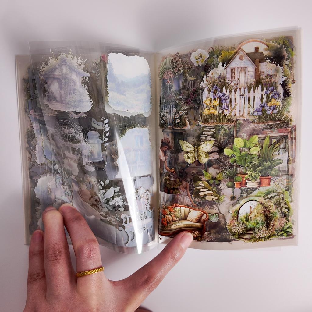 20 Листов/книга Тема: Девочки из Европы и США Наклейки Книга для рукоделия Скрапбукинг Фоторамка Дневник Наклейки