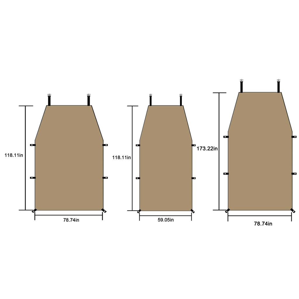 Автомобильный тент для кемпинга, боковой автомобильный тент на крышу, водостойкий УФ-портативный кемпинговый тент, автомобильный навес от дождя на крыше