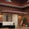 Manual Articulated Arm Awning with LEDs 4.5 * 3 m