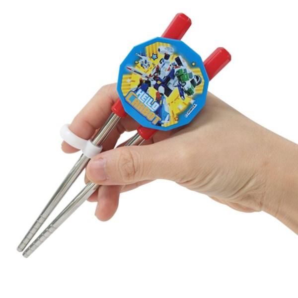 Leburn Hello Carbot 12 Two-Handed Correction Chopsticks, Mixed Colors, 1 Piece