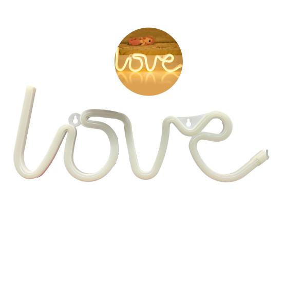 Широко применяемый ночник, очаровательный светодиодный знак Great Wall с неоновой печатью любви