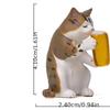Самовосстанавливающаяся теплая пивная игрушка-кошка, корейская творческая выпечка, садовая кукла, 1 шт., пьяный тигр, кот