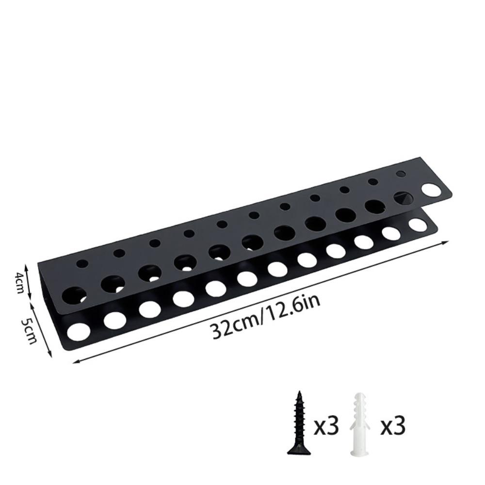 Wall-mounted Screwdriver Storage Rack Iron Hand Tool Organizers Durable Tool Storage Rack