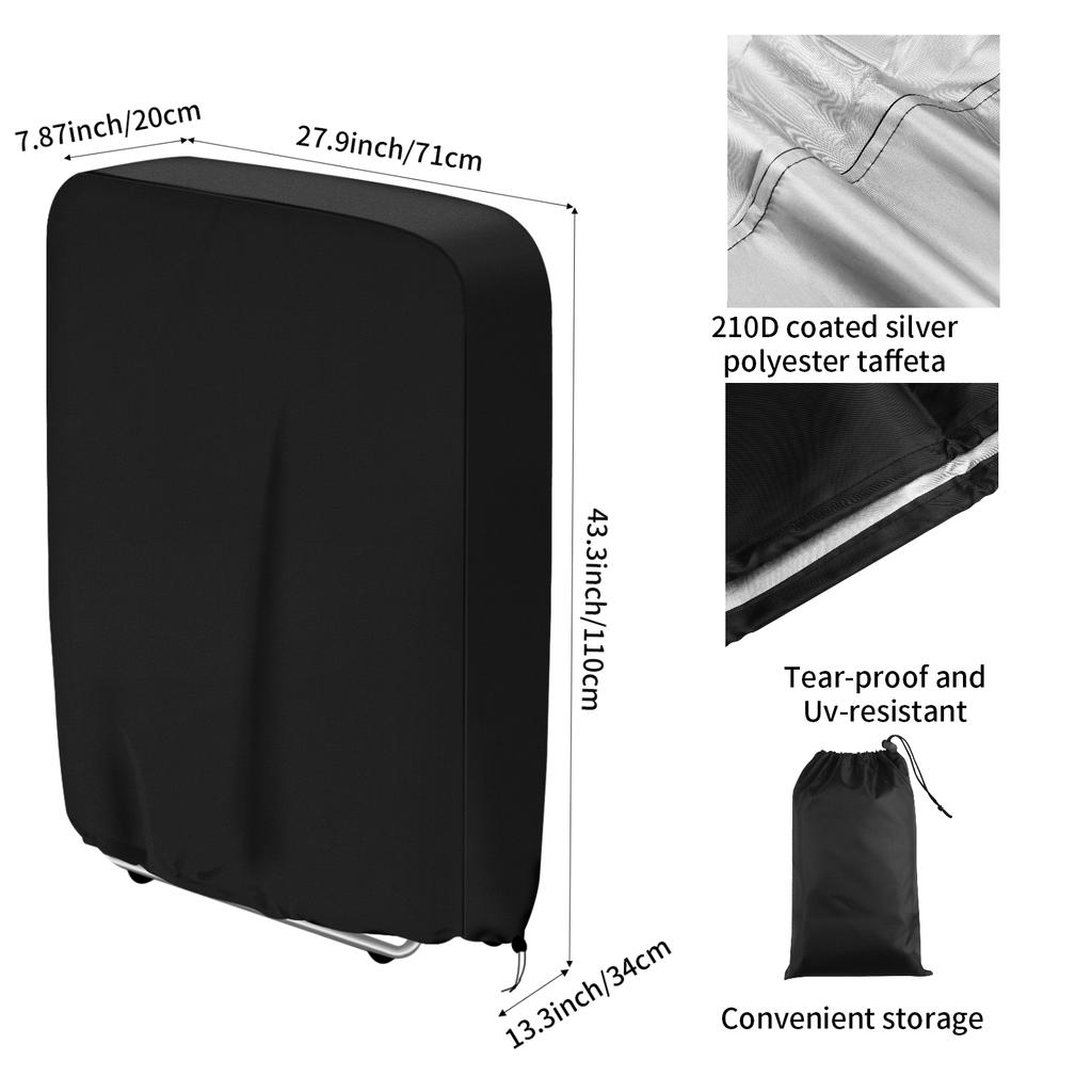 2 шт. складной чехол для стула водонепроницаемый чехол для шезлонга на открытом воздухе чехол для откидывающегося кресла на патио чехол для садовой мебели с сумкой для хранения