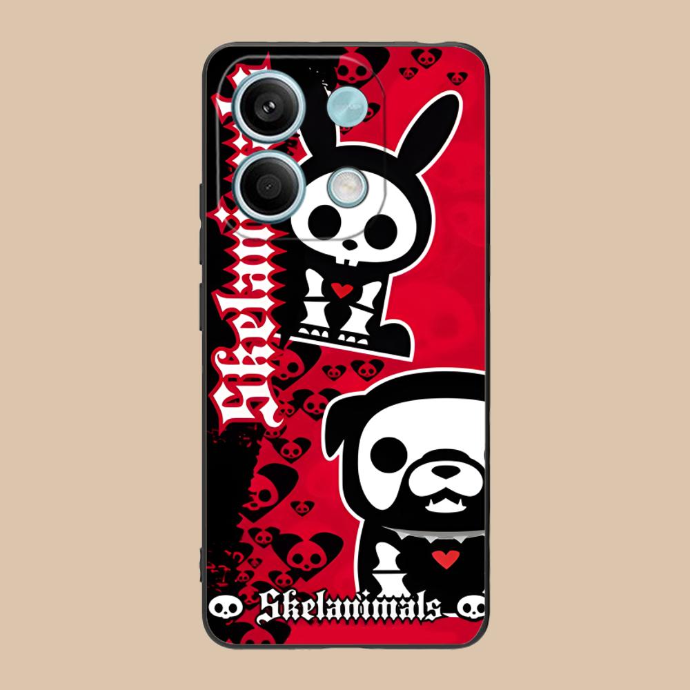 Матовый ТПУ чехол Skelanimal Diego для мобильного телефона POCO F7 F6 F5 F4 F3 F2 Pro GT C75 C71 C65 C61 C40 Pro Ultra Цветная крышка