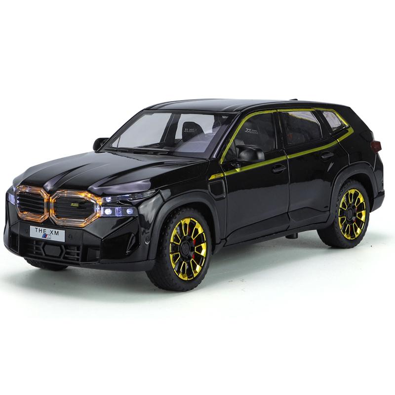 1:24 BMW The XM Литая модель автомобиля Сплав Звук Свет Украшения Симуляция Настольный дисплей Праздничный подарок С парнем Дети