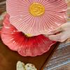 Household Ceramic Flower Plate Light Luxury Decorative Bowl Pastry Dish Soup Bowls  Western Food