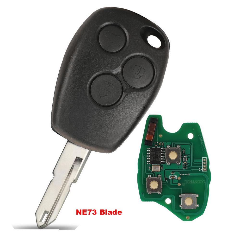 Jingyuqin Remote Key PCF7946/pcf7947/4A Chip 434MHz For Renault Trafic Vivaro Primastar Movano Replacement Control Fob Keyless
