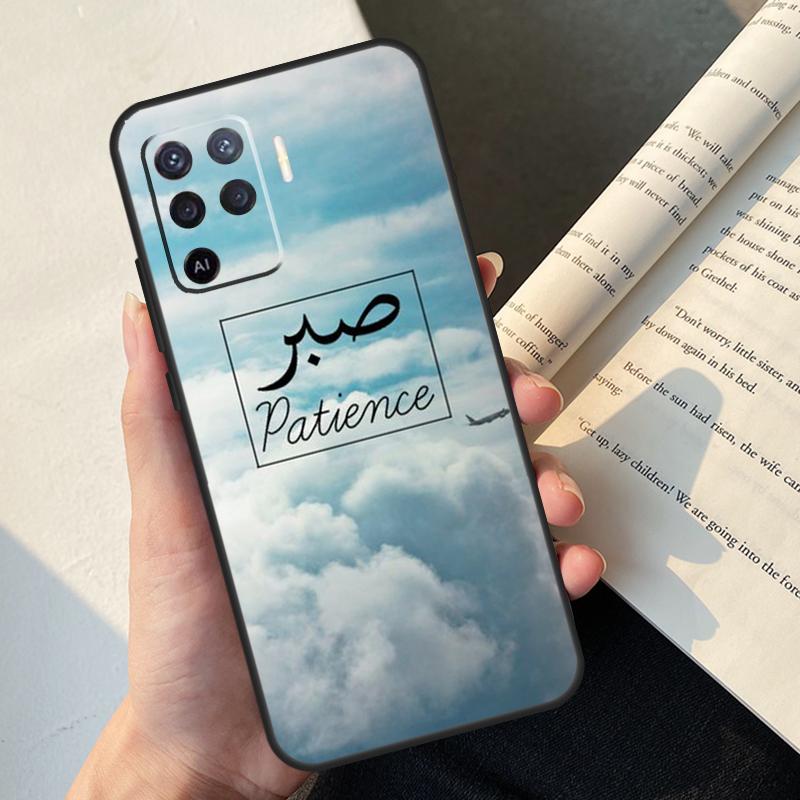 Чехол Sabr Patience для Oppo A58 A98 A78 A18 A38 A60 A80 A40 A77 A57 A17 A74 A54 A94 A96 A76 A16 A15 A5 Pro