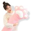 Leg Pillow for Side Sleepers Long Cat Paw Pillow Elastic Fully Filling