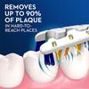 ORAL B Pro-3D White Pulsar Вибрирующая электрическая зубная щетка на батарейках, упаковка 2 шт., вибрирующие щетинки, тонкая ручка со встроенным источником питания