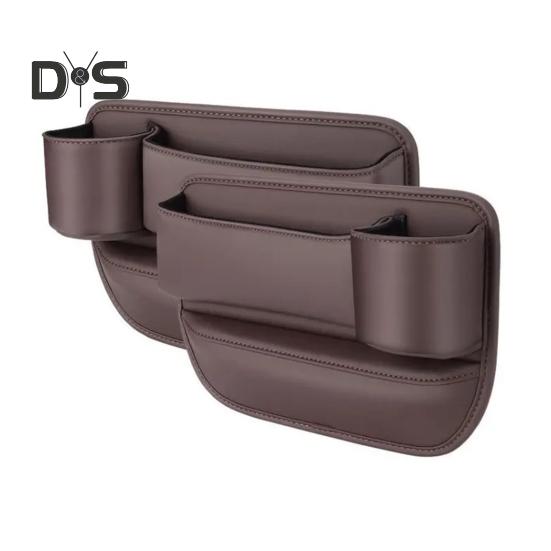 1 шт/2 шт автокресло заполнитель зазоров органайзер искусственная кожа держатель для стакана зазор сумка универсальная автомобильная консоль боковой дополнительный ящик для хранения очков телефонов ключей карт