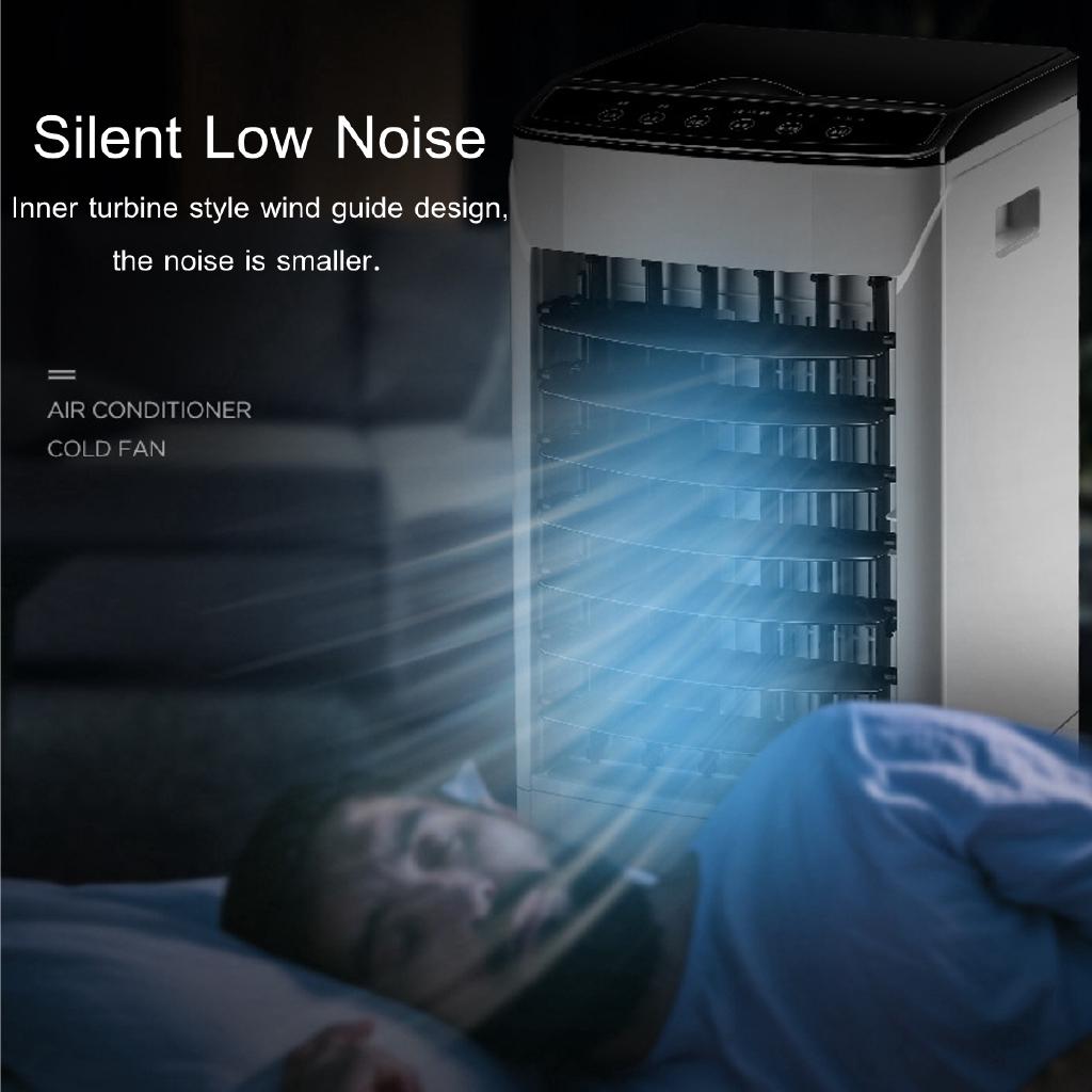 10л 220В резервуар для домашней воды мобильный портативный кондиционер вентилятор увлажнитель охладитель таймер охлаждения +6 ледяных кристаллов