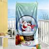 Christmas Beach Towel Super Soft & Absorbent Comfortable Lightweight