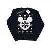 Mens Mickey Mouse Christmas Silhouette Sweatshirt