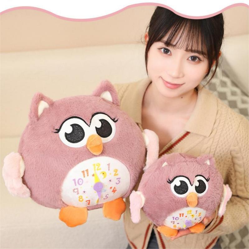 Милая плюшевая игрушка-сова, короткий плюш, мягкая игрушка