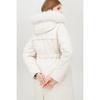 Benetton Fox Fur Hooded Down Jacket Bapde7561