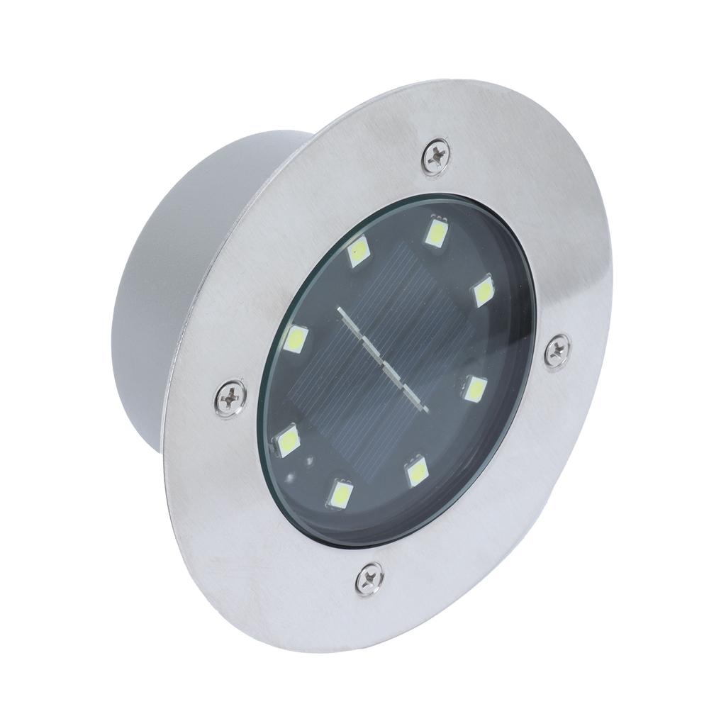 Солнечный подземный светильник, белый свет, водонепроницаемый, встраиваемый светодиодный светильник для ландшафта на открытом воздухе