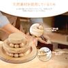 SunStarsPets Wooden Cat Rotating Ball No Assembly Cat Play Stress Exercise Natural Safe Loneliness Relief Tower, Required, Non-Stop Rotation, Toy,