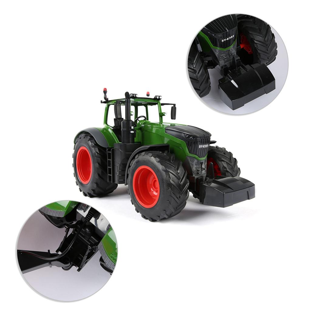 Радиоуправление 2,4 ГГц Фермерский автомобиль Трактор Самосвал Инженерная Внедорожная 1:16 Игрушечная модель радиоуправляемого автомобиля(зеленый )