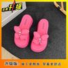 Popular Fashion Muffin Non-slip Heightening Beach Sandals 2025 Summer Wear New Thick-soled Fairy Wind Cool Slippers