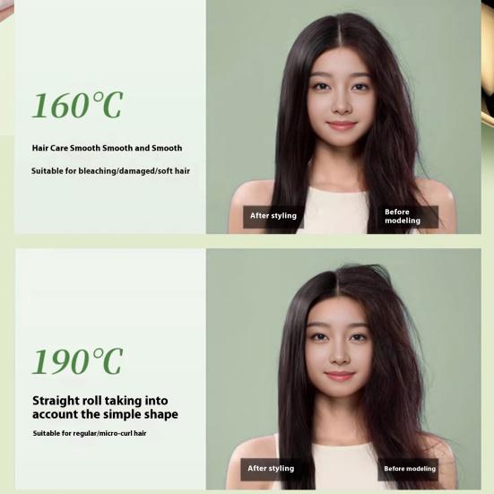 Беспроводной выпрямитель для волос с защитой от ожогов, 3-скоростной светодиодный дисплей температуры, зарядка через USB, выпрямитель для волос