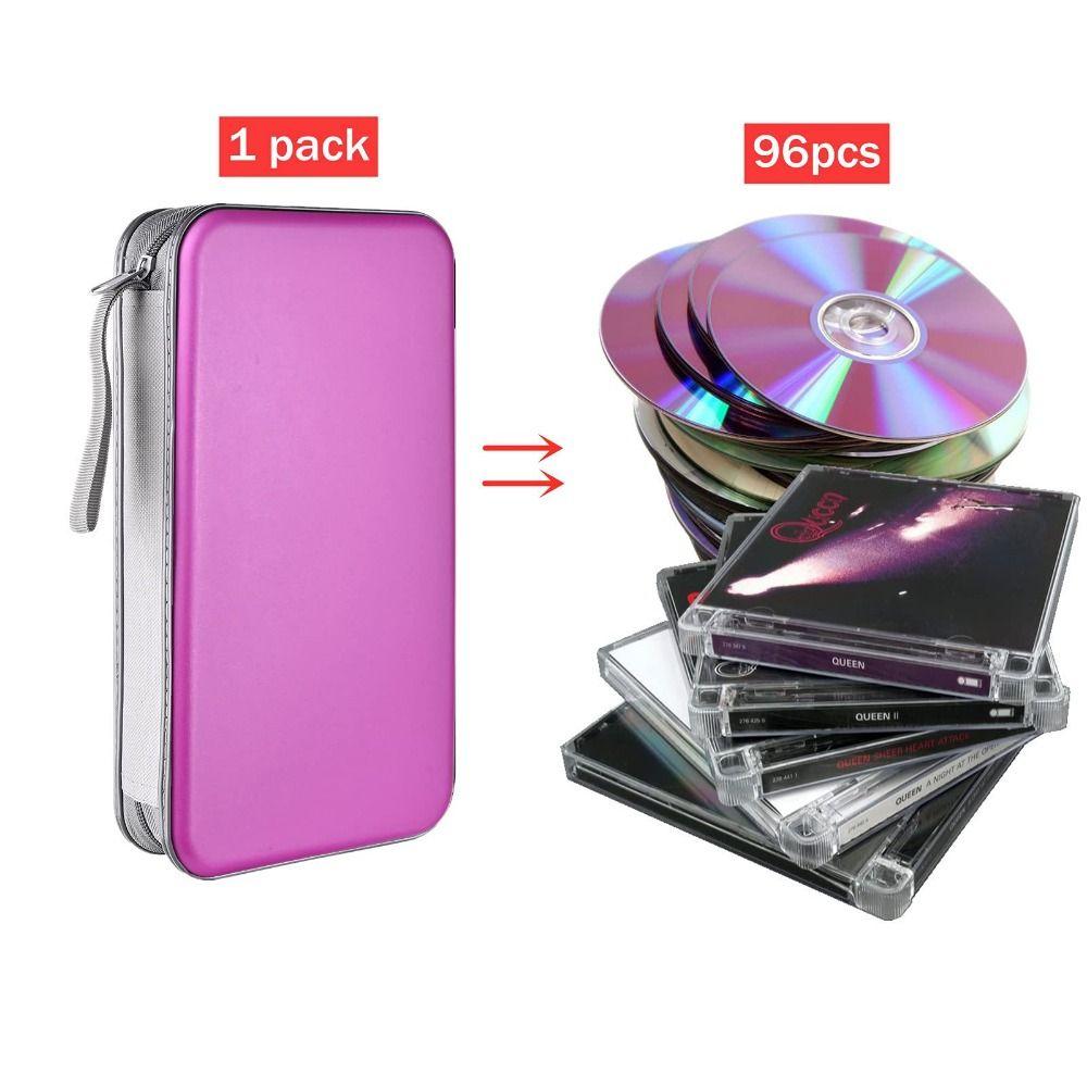 Storage DVD Bag 96 Capacity CD Case Wallet CD Storage Box CD Case Holder  Car Use