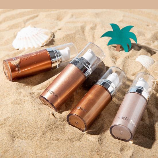 HANDAIYAn 20 мл жидкий распыляющий мерцающий люминайзер для лица и тела, хайлайтер для макияжа