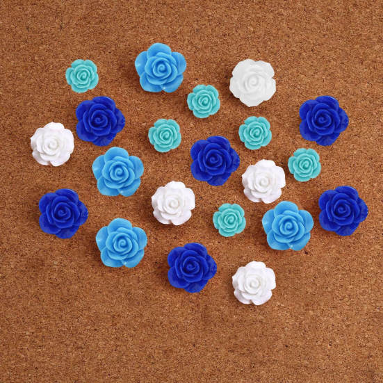 40 шт. розовые кнопки-гвоздики, милые в форме цветка, надежные, яркий дизайн, декоративные канцелярские кнопки